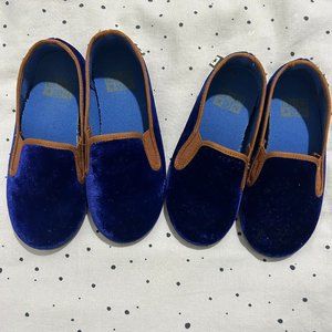 Bon Ton Navy Suede Shoes